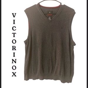 Victorinox  Charcoal Grey Value V-Neck Vest
